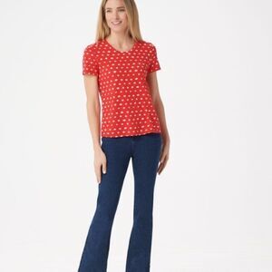 NWOT Brooke Shields Short- Sleeve Printed T-Shirt | Size XL